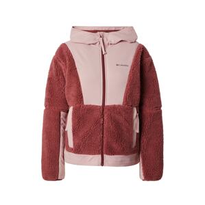 COLUMBIA Funkčná flisová bunda 'Hakatai'  ružová / pastelovo červená