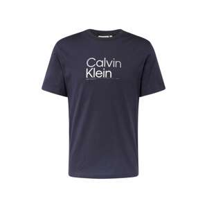 Calvin Klein Tričko  námornícka modrá / sivá / biela