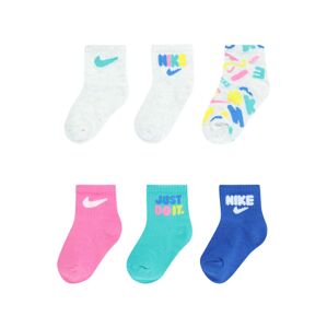 Nike Sportswear Ponožky 'PRIMARY PLAY'  tyrkysová / kráľovská modrá / svetloružová / biela