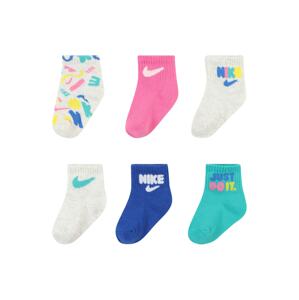 Nike Sportswear Ponožky 'PRIMARY PLAY'  modrá / tyrkysová / ružová / biela