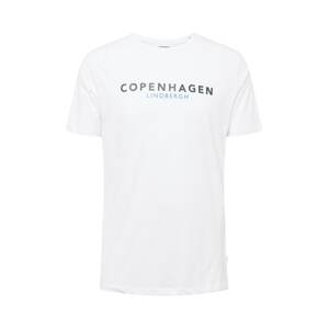 Lindbergh Tričko 'Copenhagen'  modrá / čierna / biela