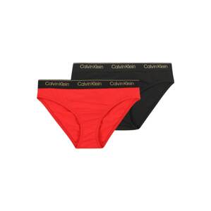 Calvin Klein Underwear Nohavičky  zlatá / červená / čierna
