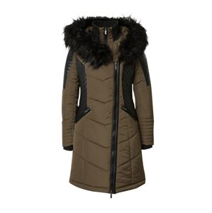 ONLY Zimný kabát 'NEW LINETTE'  kaki / čierna