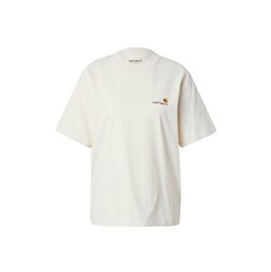 Carhartt WIP Tričko  krémová / žltá / rubínová