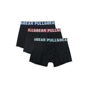 Pull&Bear Boxerky  svetlomodrá / červená / čierna / šedobiela