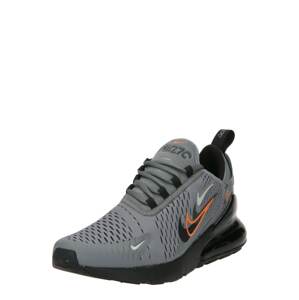 Nike Sportswear Nízke tenisky 'NIKE AIR MAX 270'  sivá / oranžová / čierna