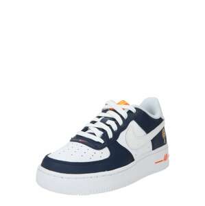 Nike Sportswear Tenisky 'AIR FORCE 1 LOW LV8 BG'  námornícka modrá / oranžová / biela