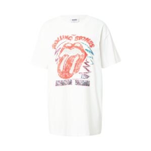 Cotton On Oversize tričko 'Rolling stones'  svetlomodrá / tmavofialová / červená / biela