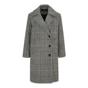 Vero Moda Petite Prechodný kabát 'HANNA'  čierna / biela ako vlna