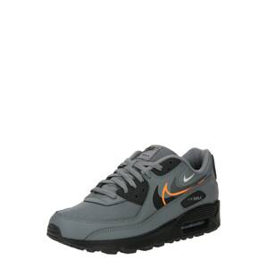 Nike Sportswear Nízke tenisky 'AIR MAX 90'  sivá / oranžová / čierna / biela