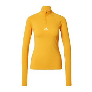 ADIDAS PERFORMANCE Funkčné tričko  žltá / šedobiela