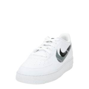 Nike Sportswear Tenisky 'Air Force 1'  sivá / čierna / biela