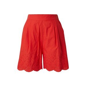 Marks & Spencer Plisované nohavice  svetločervená
