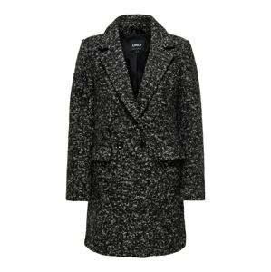 ONLY Prechodný kabát 'NEW ALLY'  sivá / čierna