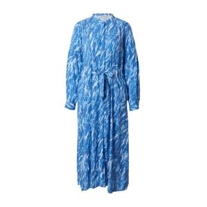 Soft Rebels Košeľové šaty 'Mikala'  modrá / svetlomodrá / biela