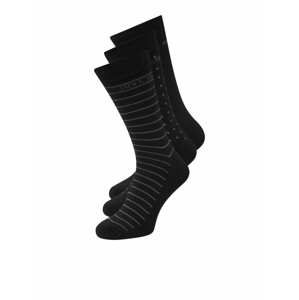 JACK & JONES Ponožky 'ARBO'  sivá / čierna
