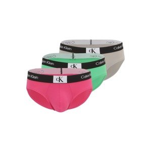 Calvin Klein Underwear Nohavičky  svetlosivá / svetlozelená / svetloružová / čierna