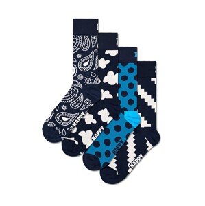 Happy Socks Ponožky 'Moody'  námornícka modrá / modrozelená / biela