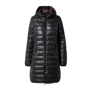 QS Prechodný kabát  bordová / čierna
