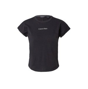 Calvin Klein Sport Funkčné tričko 'HYBRID'  čierna / biela