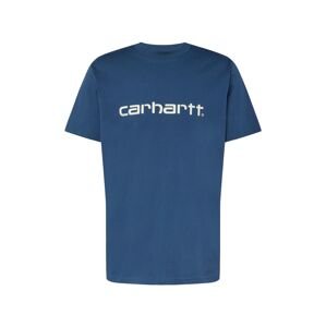 Carhartt WIP Tričko  modrá / biela