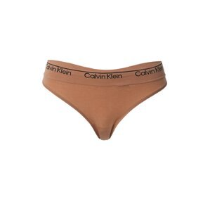 Calvin Klein Underwear Tangá  kapučíno / čierna