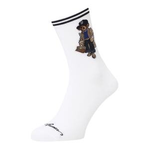 Polo Ralph Lauren Ponožky  modrá / hnedá / čierna / biela