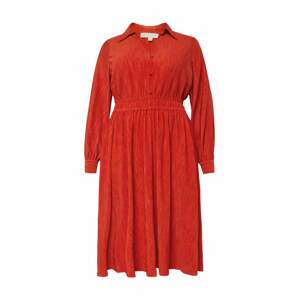 Michael Kors Plus Šaty  hrdzavo červená