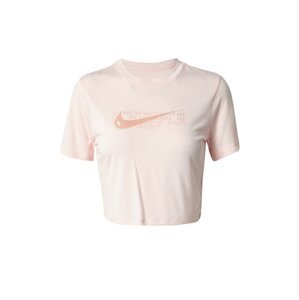 Nike Sportswear Tričko  marhuľová / ružová / biela