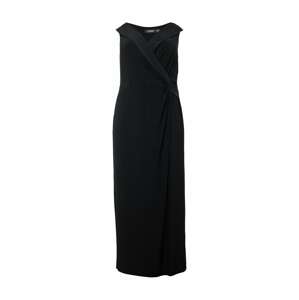 Lauren Ralph Lauren Plus Večerné šaty 'LEONIDAS'  čierna