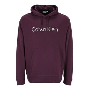 Calvin Klein Big & Tall Mikina  baklažánová / biela