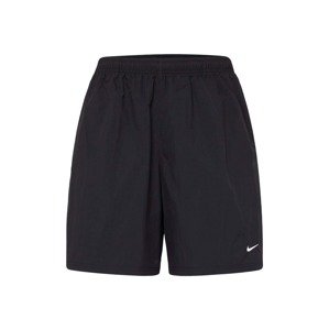 Nike Sportswear Nohavice 'Solo Swoosh'  čierna / biela