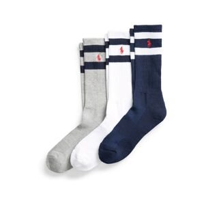 Polo Ralph Lauren Ponožky  námornícka modrá / sivá / červená / biela