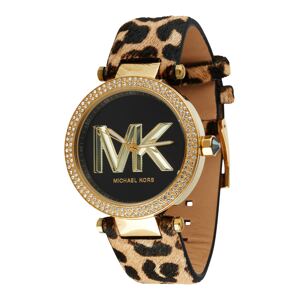 MICHAEL Michael Kors Analógové hodinky 'PARKER'  piesková / zlatá / čierna / strieborná