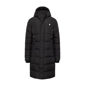 Superdry Zimný kabát  čierna / biela