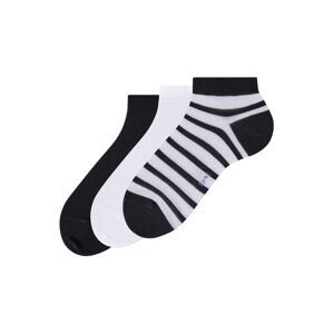 FALKE Ponožky  modrosivá / čierna / biela