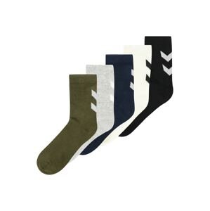 Hummel Ponožky 'MAKE MY DAY'  námornícka modrá / zelená / čierna / biela