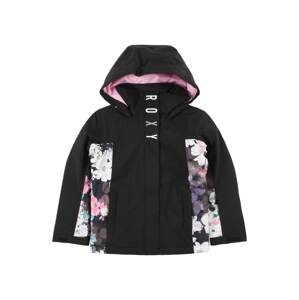 ROXY Športová bunda 'Galaxy'  levanduľová / ružová / čierna / biela