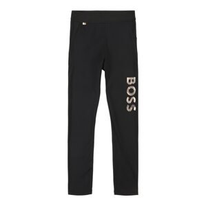 BOSS Kidswear Legíny  zlatá / čierna / biela