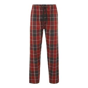 SCHIESSER Pyžamové nohavice  námornícka modrá / červená / tmavočervená / biela