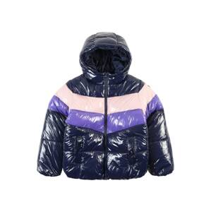 UNITED COLORS OF BENETTON Zimná bunda  tmavomodrá / fialová / staroružová