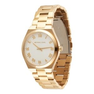 Michael Kors Analógové hodinky 'LENNOX'  zlatá / biela