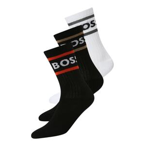 BOSS Black Ponožky  hnedá / červená / čierna / biela