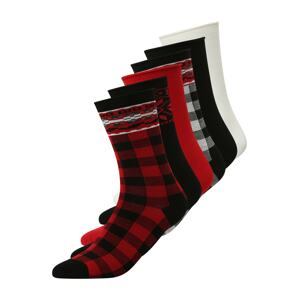 Lauren Ralph Lauren Ponožky  červená / čierna / biela