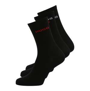 HUGO Ponožky  červená / čierna / šedobiela
