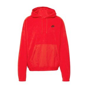 Nike Sportswear Mikina 'CLUB+ Polar'  červená / čierna