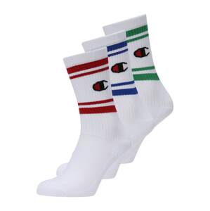 Champion Authentic Athletic Apparel Ponožky 'Seasonal'  kráľovská modrá / trávovo zelená / karmínovo červená / biela