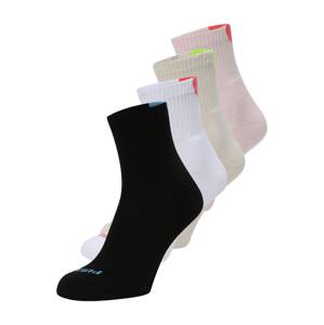 PUMA Ponožky  tmelová / ružová / čierna / biela