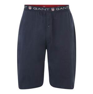 GANT Pyžamové nohavice  námornícka modrá / ohnivo červená / biela