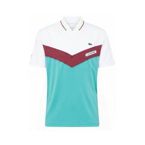 Lacoste Sport Funkčné tričko  tyrkysová / zelená / karmínovo červená / šedobiela